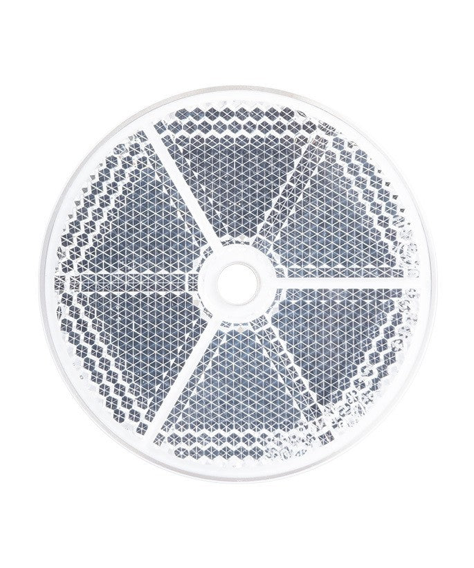 Reflektoren für Leitpfosten rund, Ø 60 mm, verspiegelt