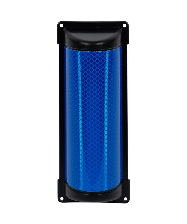 Wildwarnreflektor mit blauer reflektierender Folie