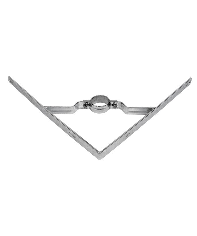 Winkelschelle zur Befestigung von 2 Richtungstafeln