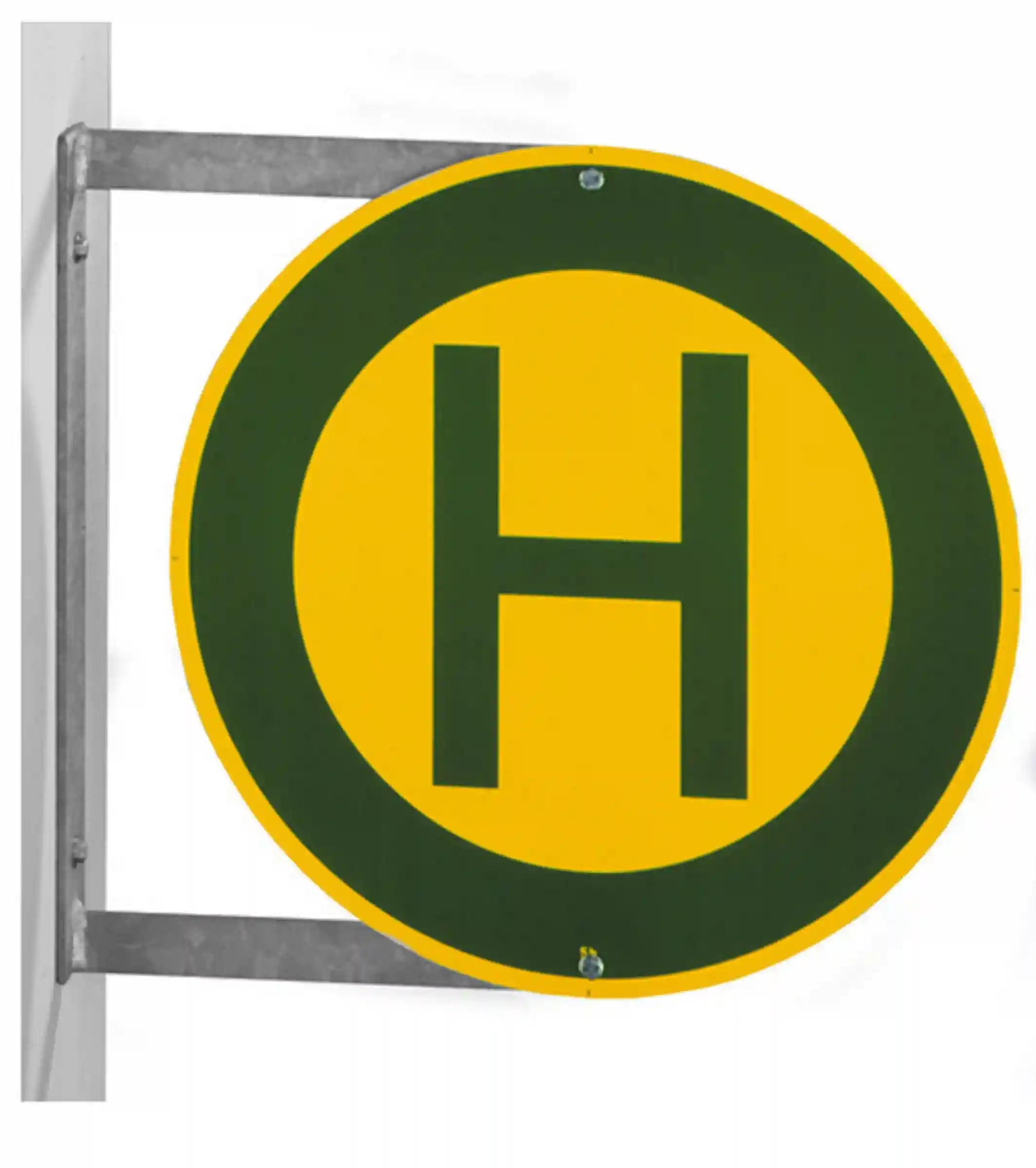 Wandhalterung für Haltestellenschildern