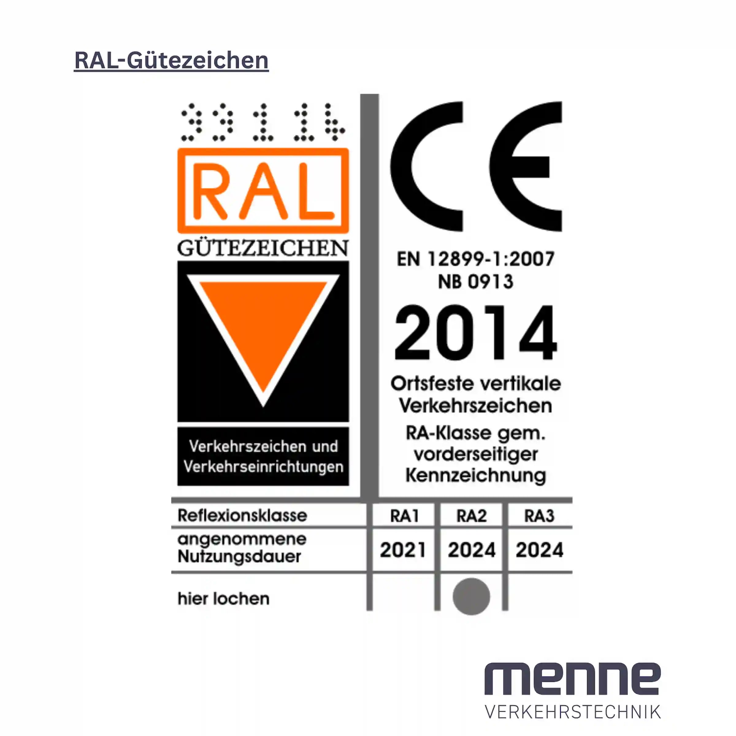 RAL-Gütezeichen und CE-Kennzeichen
