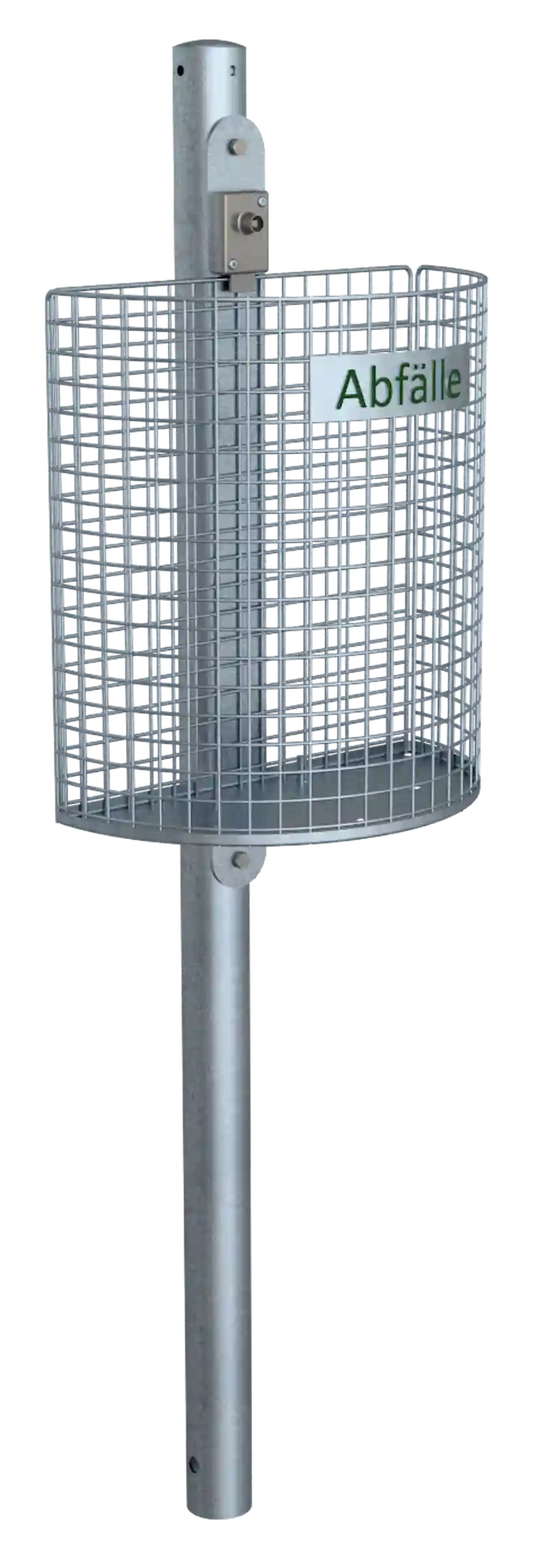 Abfallbehälter Nierenform