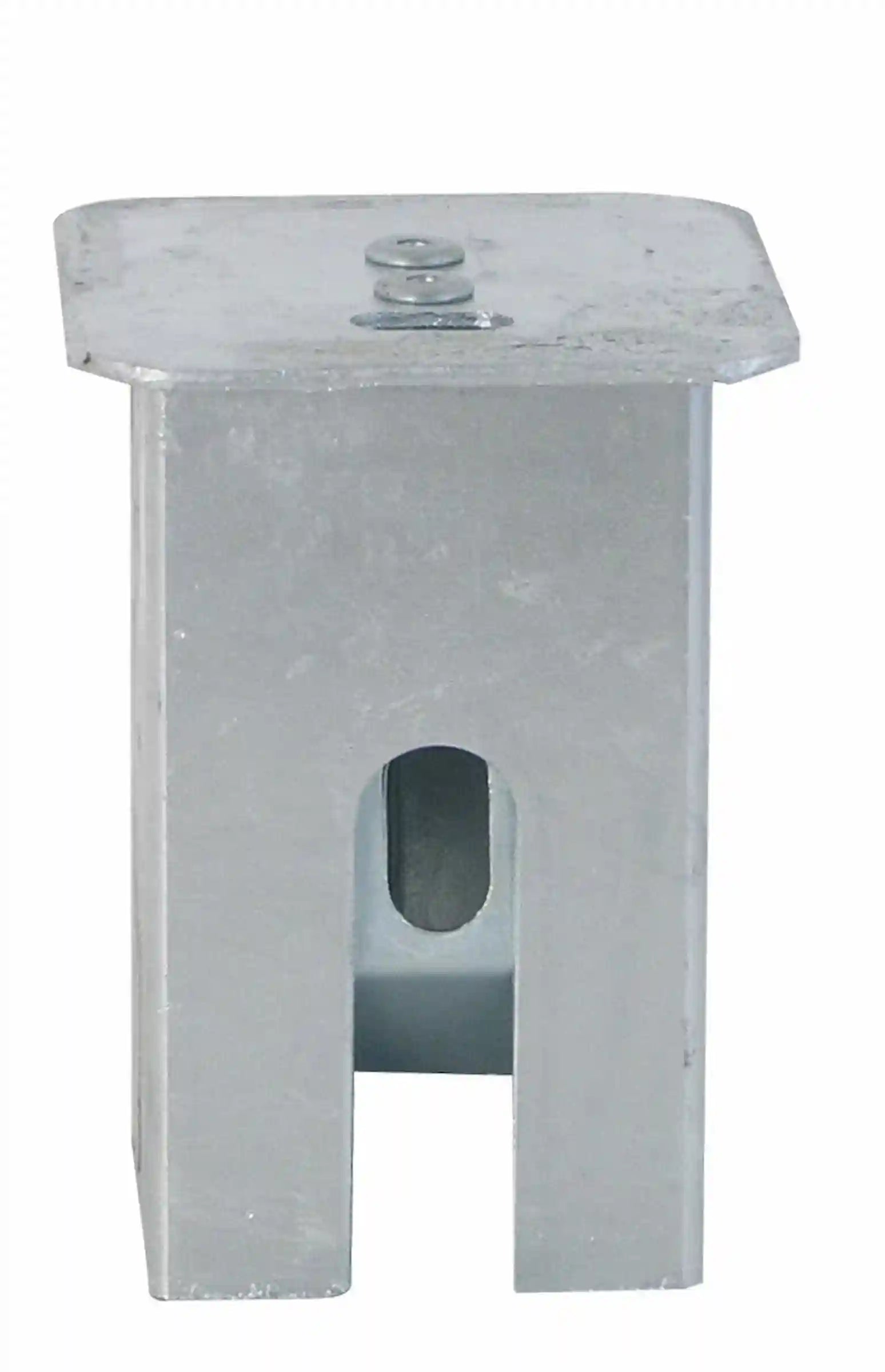 Bodenhülse für 70 x 70 mm Pfosten, mit Federverschluss