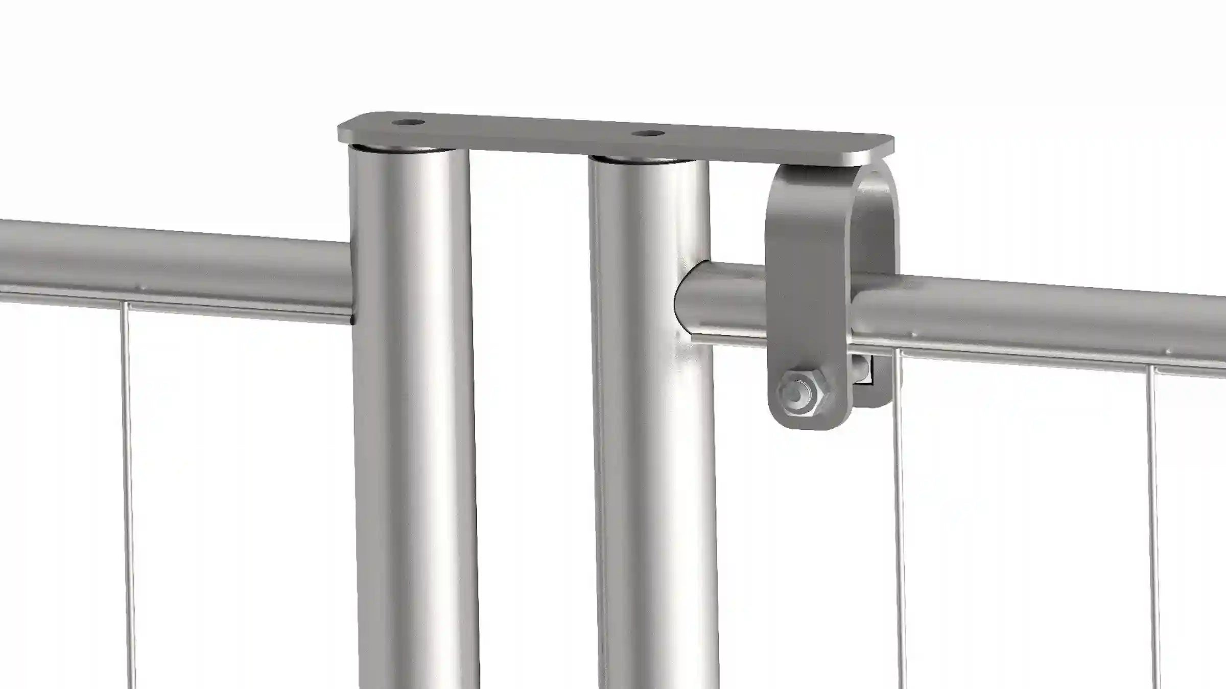 Drehgelenk für Bauzaun