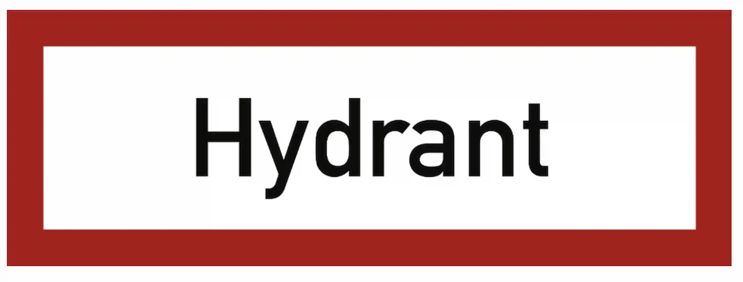 Hinweisschild Brandschutz: Hydrant