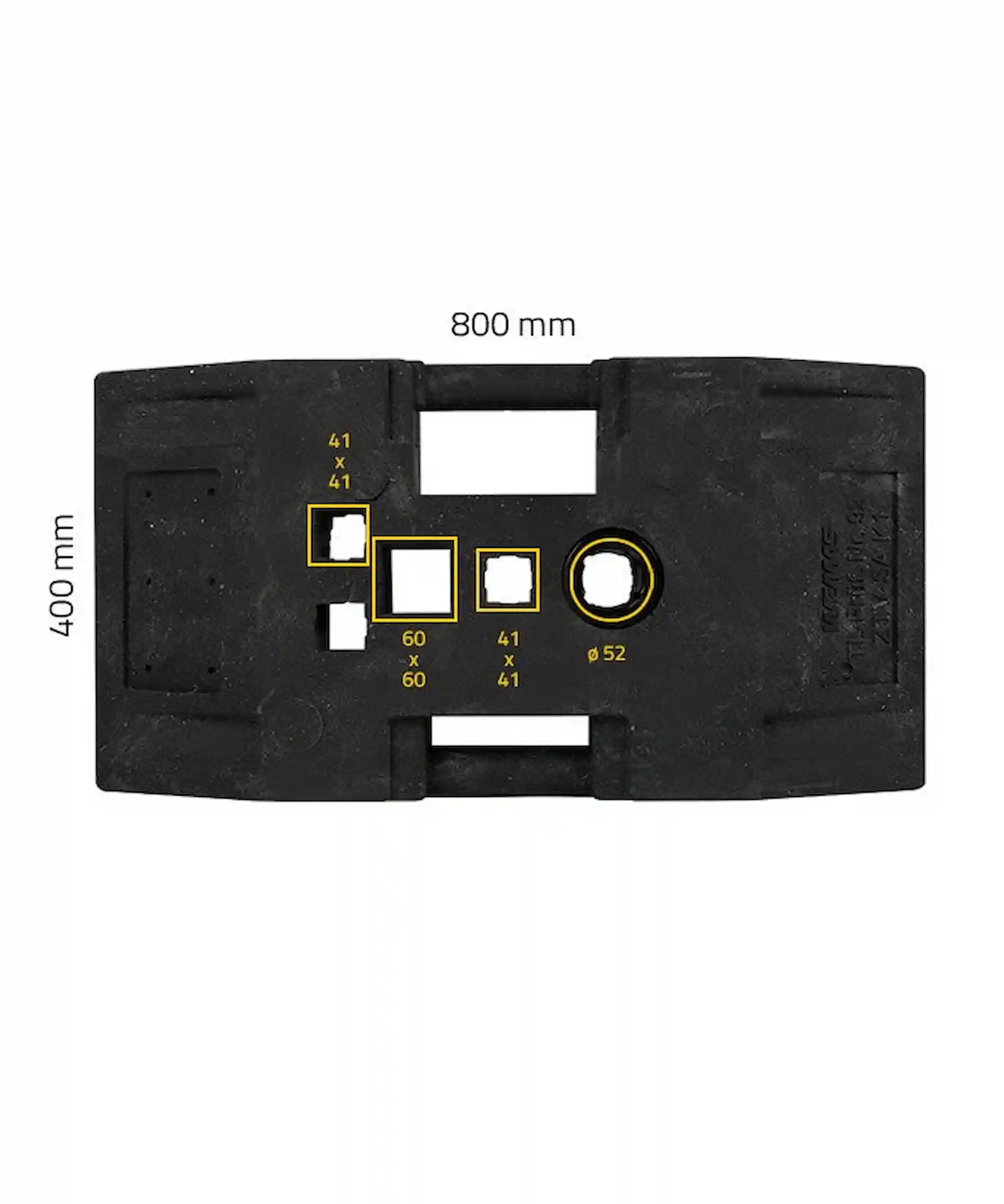 TL Fußplatte Typ MB TL 92 "D" mit Drehadapter (BASt geprüft)