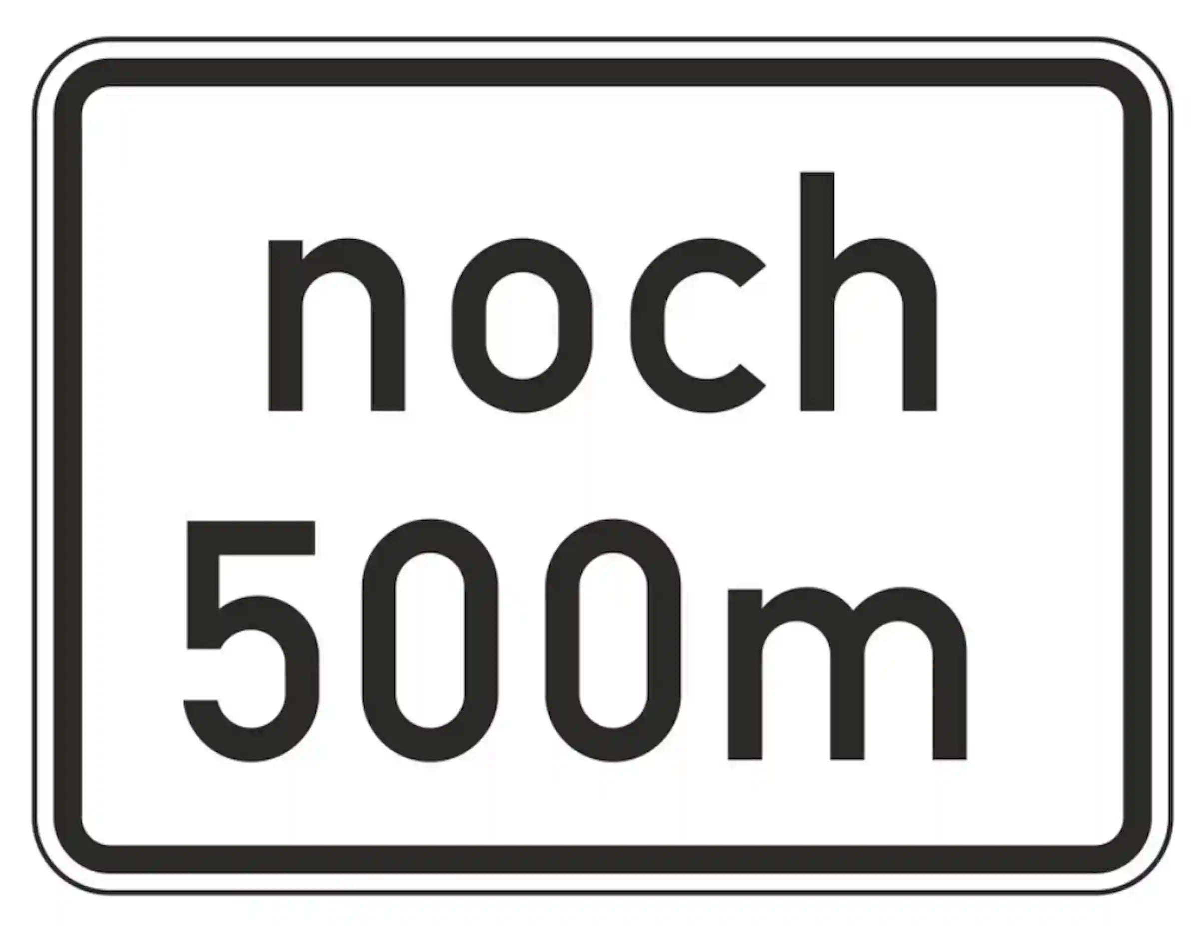 Noch 500 Meter