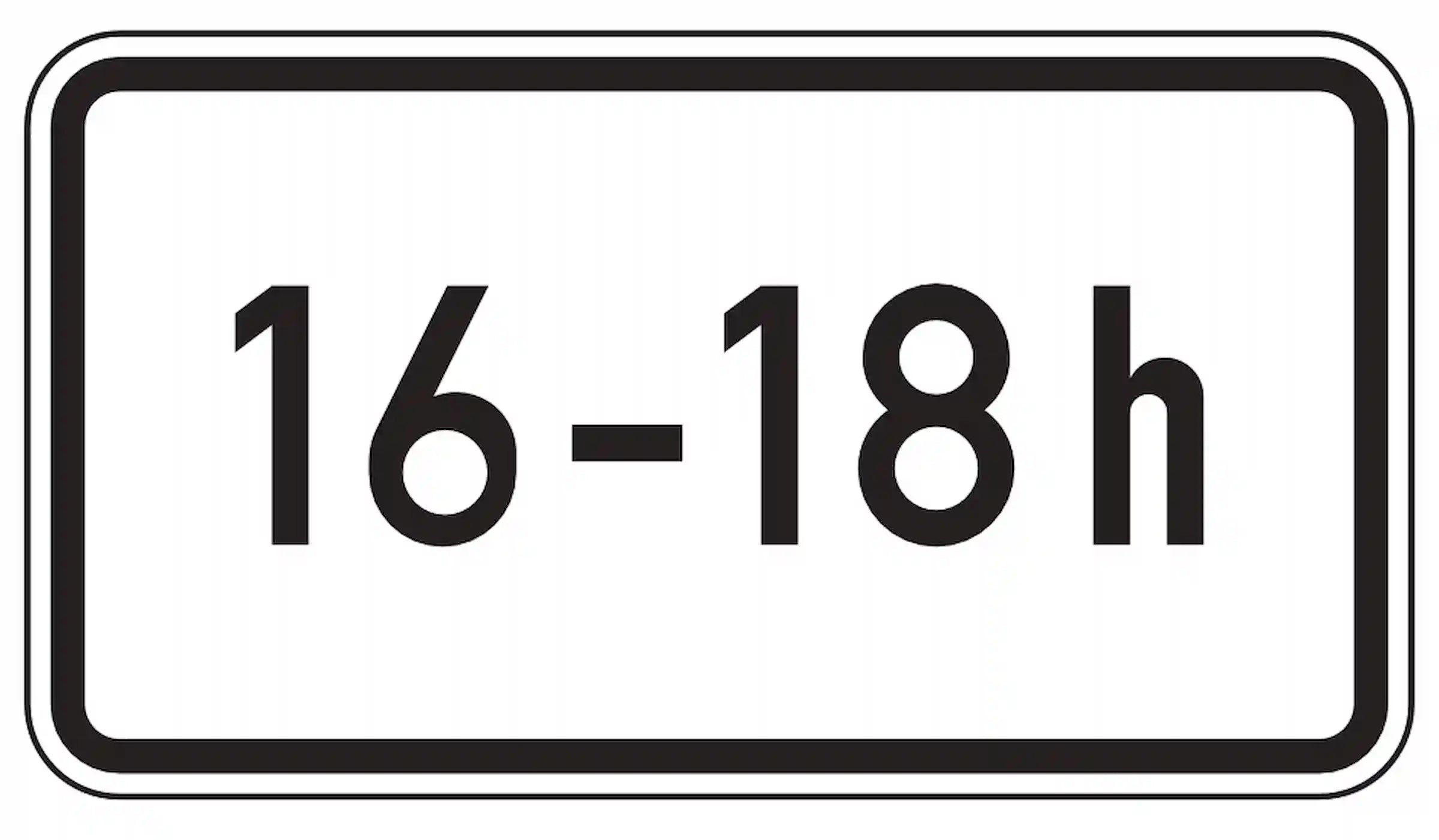 Verkehrsregel gilt nur zu bestimmten Zeiten