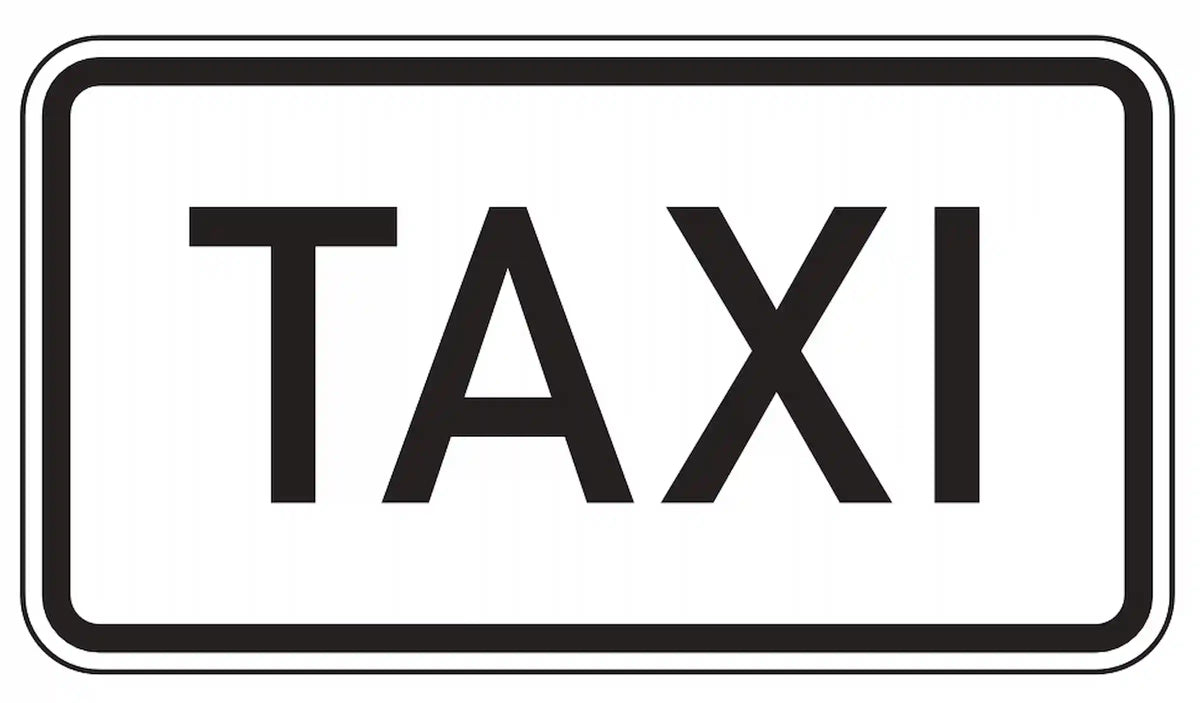 Verkehrszeichen gilt nur für Taxis