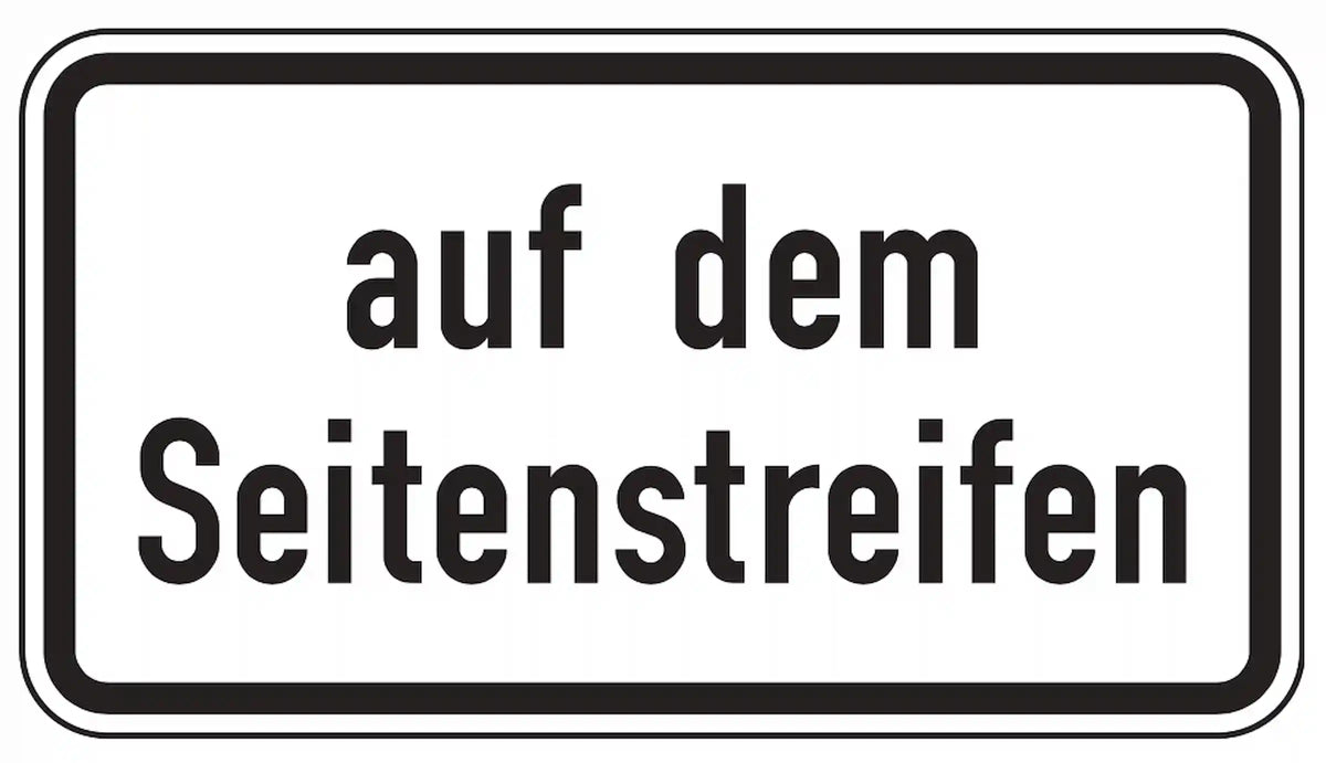 Gilt nur für Seitenstreifen