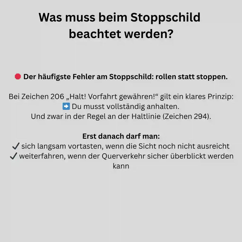 Verkeersbord "Stop, voorrang verlenen." - VZ 206