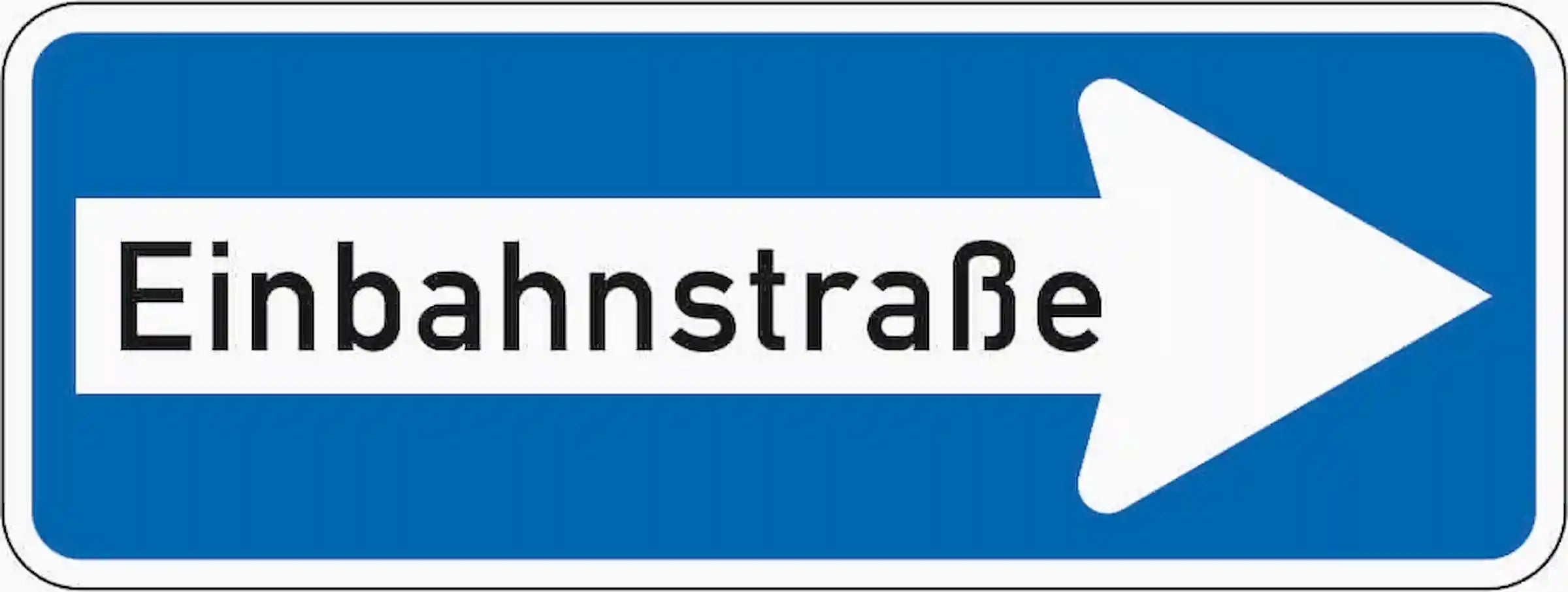 Verkehrszeichen "Einbahnstraße rechtsweisend" - VZ 220-20