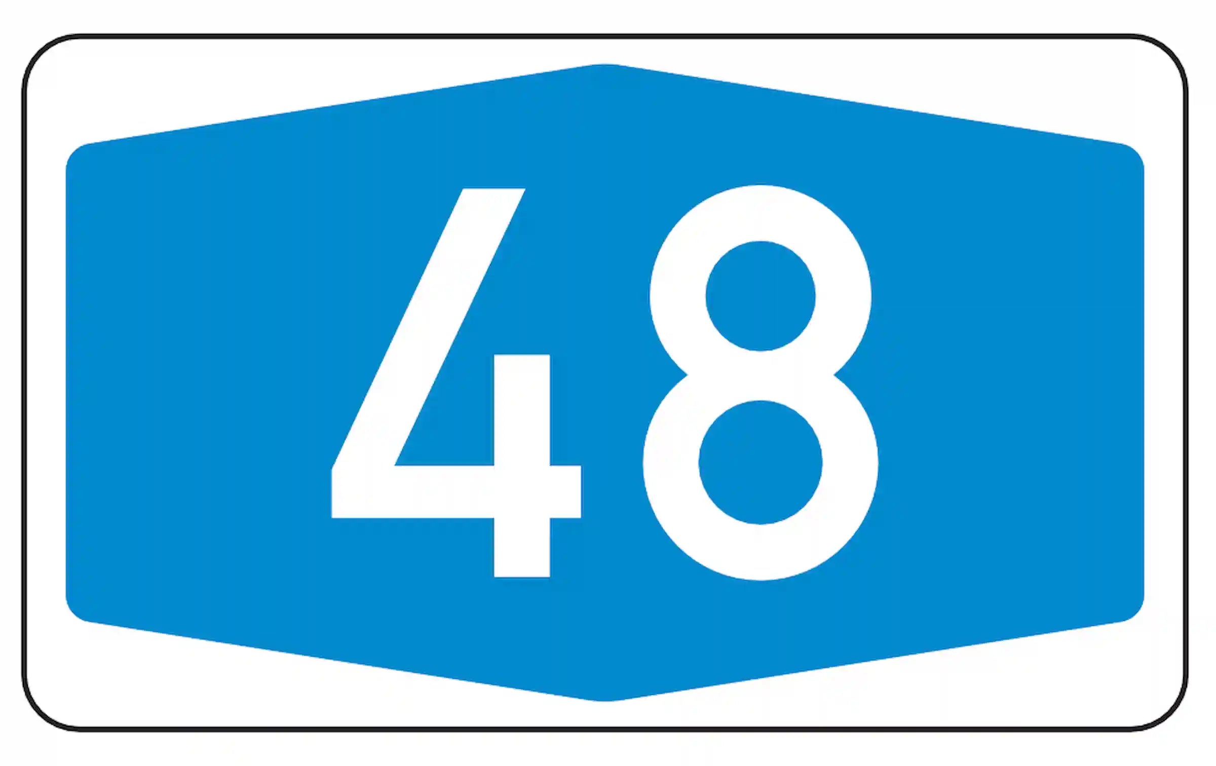 Verkehrszeichen "Autobahn" - VZ 405