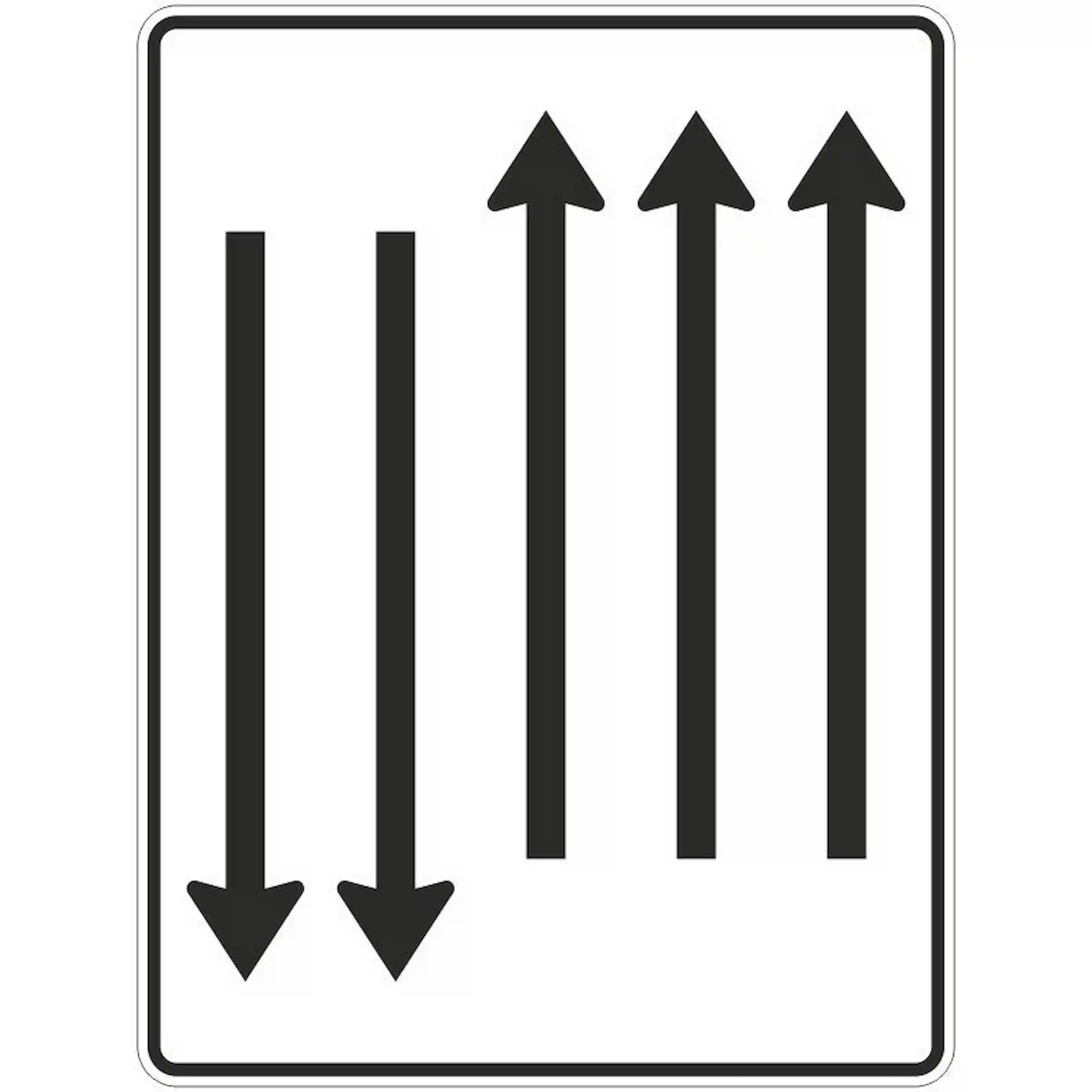 Verkehrszeichen 522-34 „Fahrstreifentafel“ - VZ 522-34