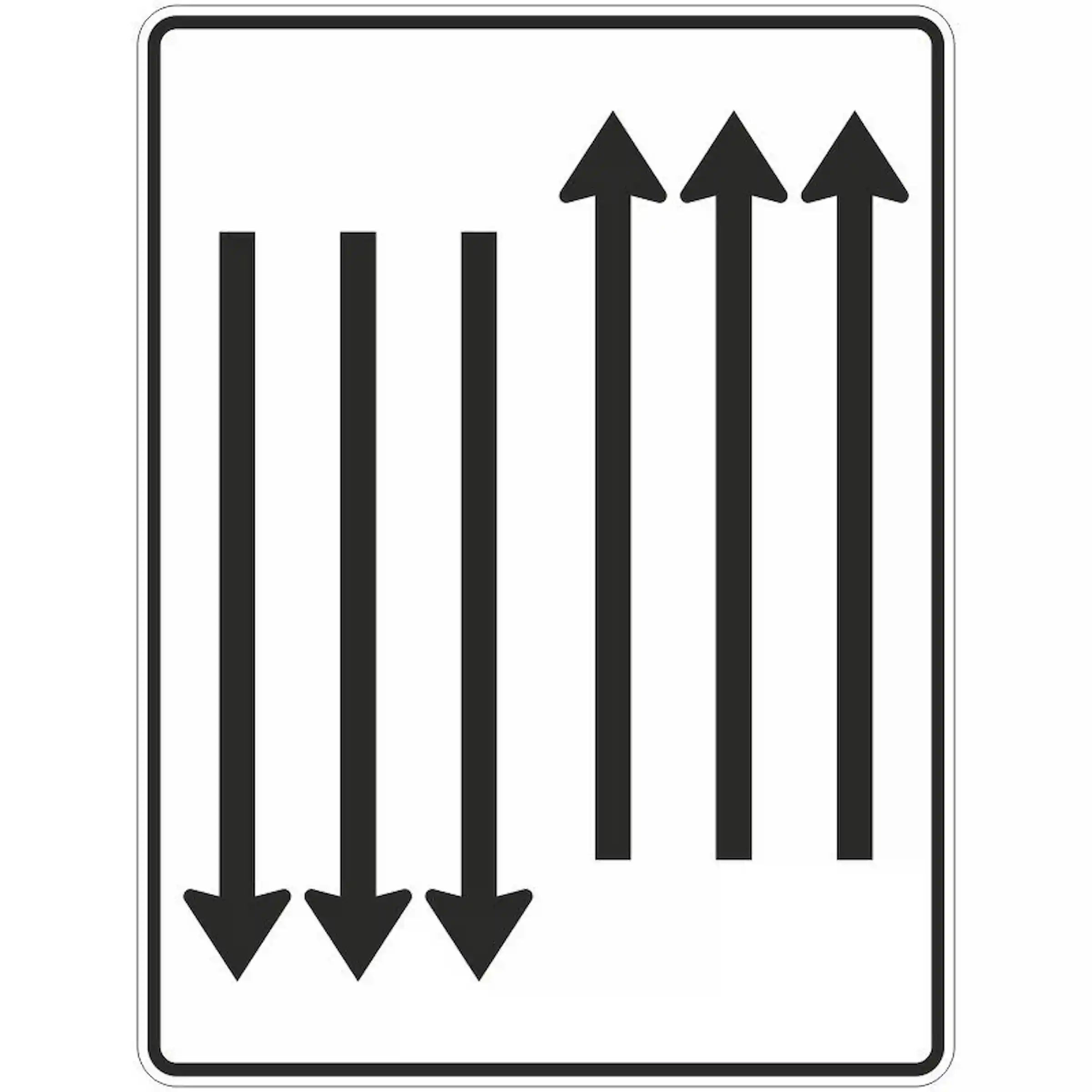Verkehrszeichen 522-36 „Fahrstreifentafel“ - VZ 522-36