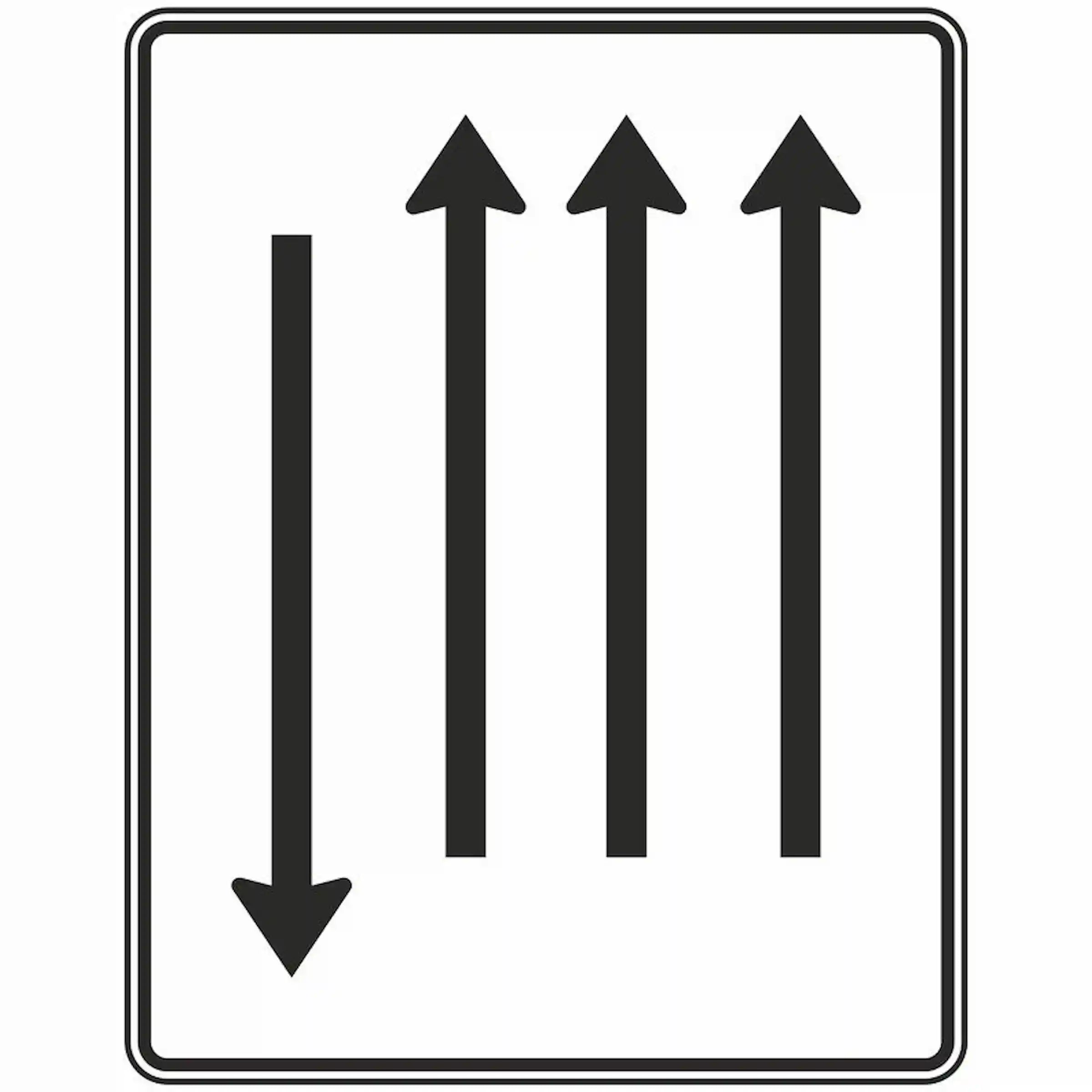 Verkehrszeichen 522-37 „Fahrstreifentafel“ - VZ 522-37