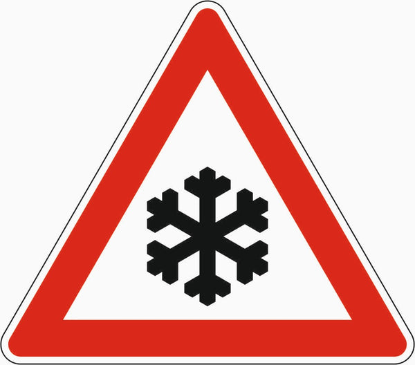 Verkehrszeichen "Schnee- oder Eisglätte" - VZ 101-51