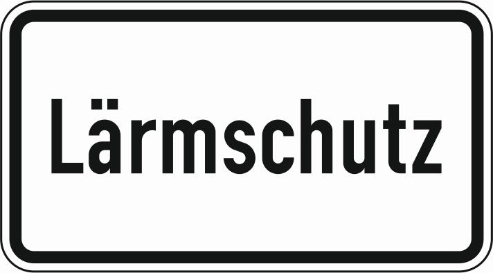 Verkehrszeichen "Lärmschutz" - VZ 1012-36