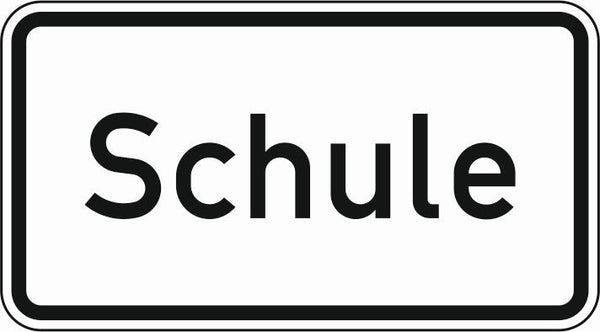 Verkehrszeichen "Schule" - VZ 1012-50