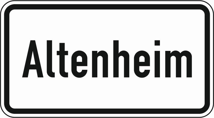 Verkehrszeichen "Altenheim" - VZ 1012-52