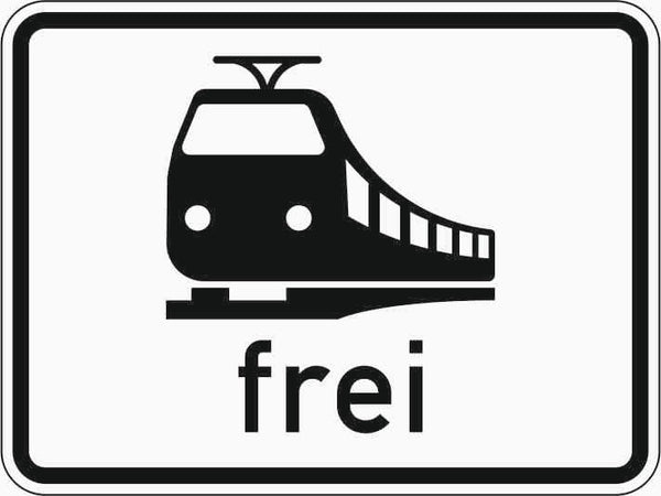 Verkehrszeichen "Schienenbahn frei" - VZ 1024-15