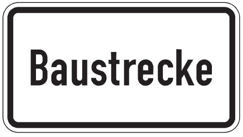 Verkehrszeichen "Baustrecke" - VZ 2134