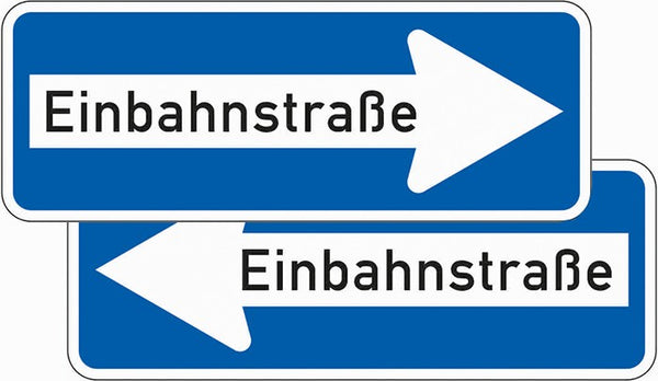 Verkehrszeichen "Einbahnstraße doppelseitig" - VZ 220-40
