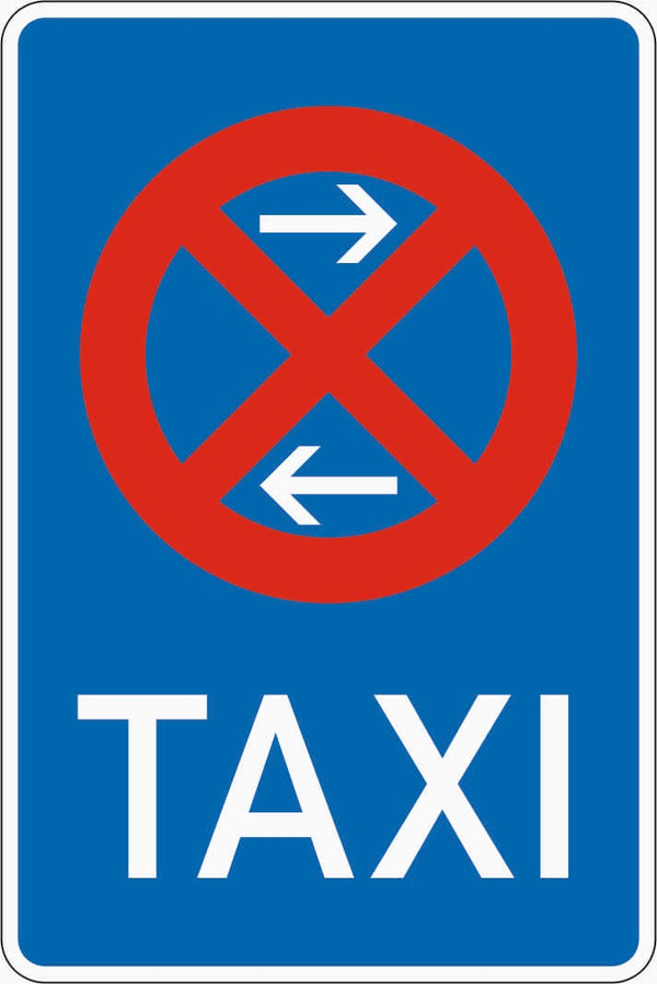 Verkehrszeichen "Taxenstand Mitte (Aufstellung links)" - VZ 229-31
