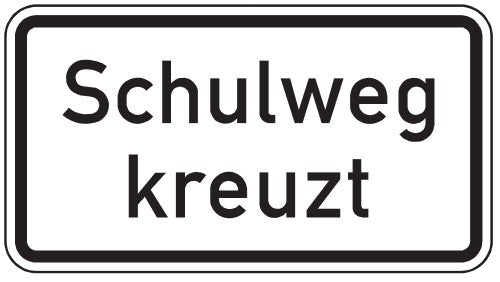 Verkehrszeichen "Schulweg kreuzt" - VZ 2304