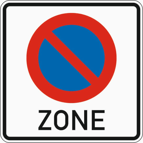 Verkehrszeichen "Beginn eines eingeschränkten Haltverbots für eine Zone" - VZ 290.1