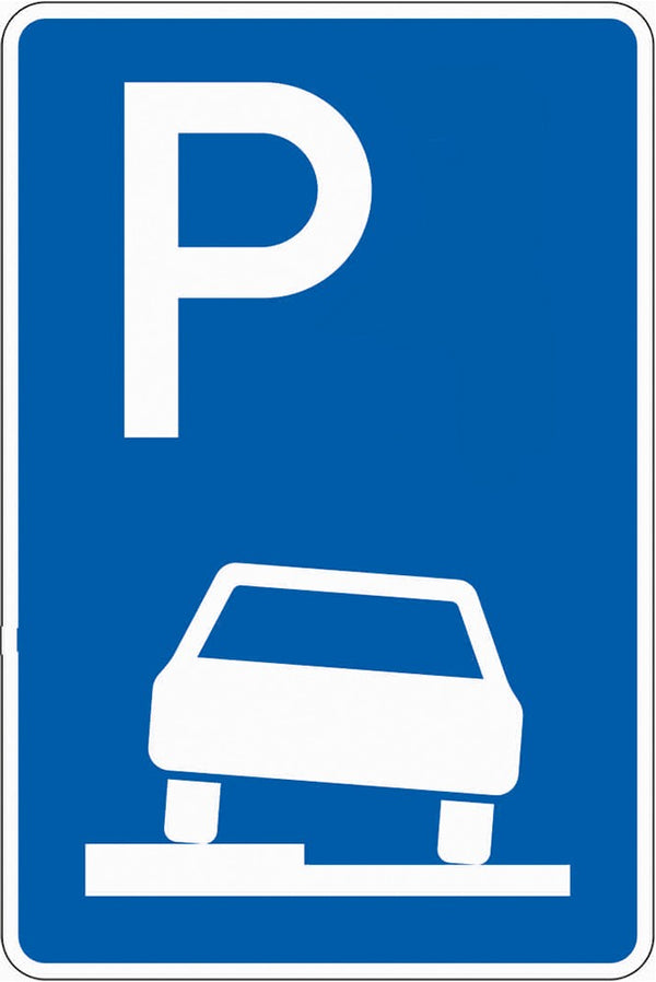 Verkehrszeichen "Parken auf Gehwegen" - VZ 315-50