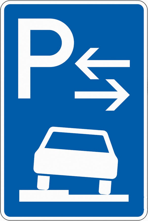 Verkehrszeichen "Parken auf Gehwegen Mitte" - VZ 315-53