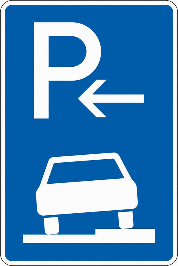 Verkehrszeichen "Parken auf Gehwegen Anfang" - VZ 315-56