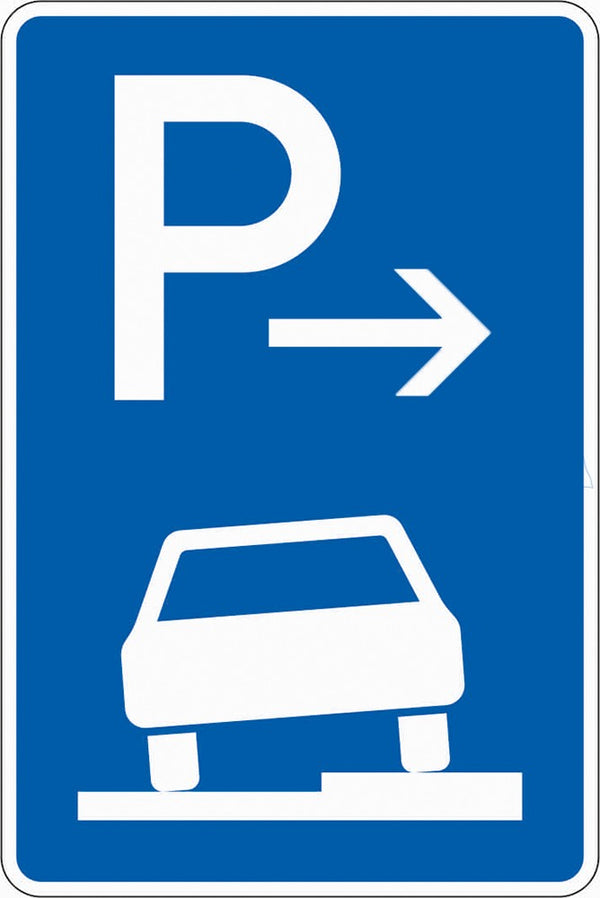 Verkehrszeichen "Parken auf Gehwegen Ende" - VZ 315-57