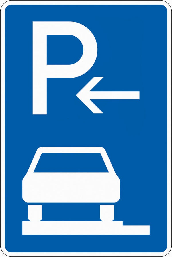Verkehrszeichen "Parken auf Gehwegen Anfang" - VZ 315-61