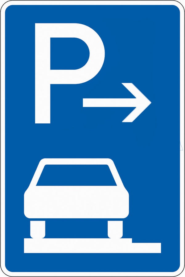 Verkehrszeichen "Parken auf Gehwegen Ende" - VZ 315-62