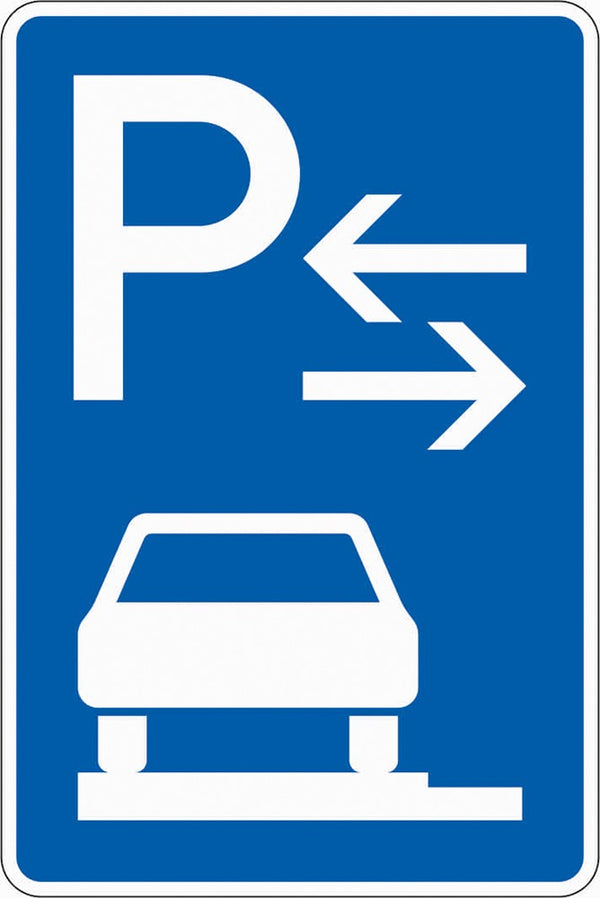 Verkehrszeichen "Parken auf Gehwegen Mitte" - VZ 315-63