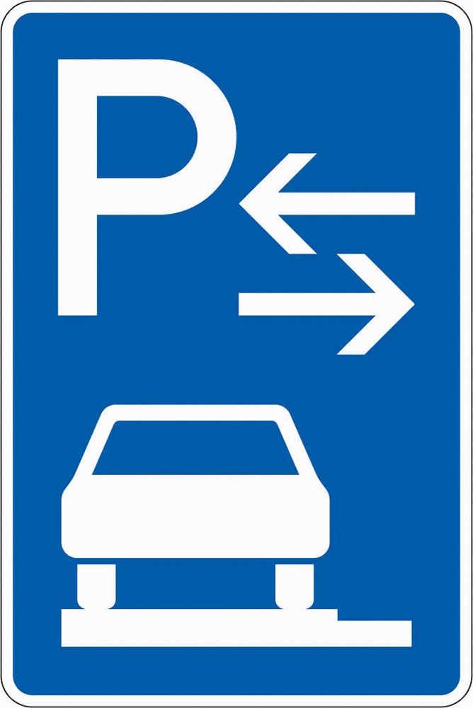 Verkehrszeichen "Parken auf Gehwegen Mitte" - VZ 315-63