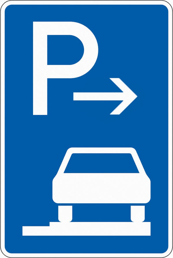 Verkehrszeichen "Parken auf Gehwegen Ende" - VZ 315-67