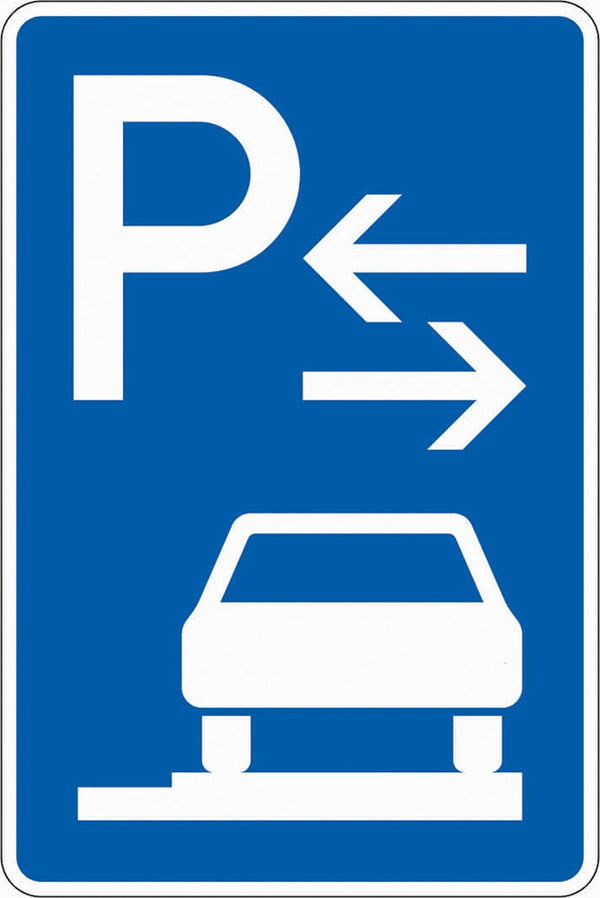 Verkehrszeichen "Parken auf Gehwegen Mitte" - VZ 315-68
