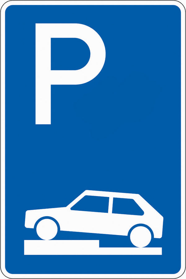 Verkehrszeichen "Parken auf Gehwegen" - VZ 315-70