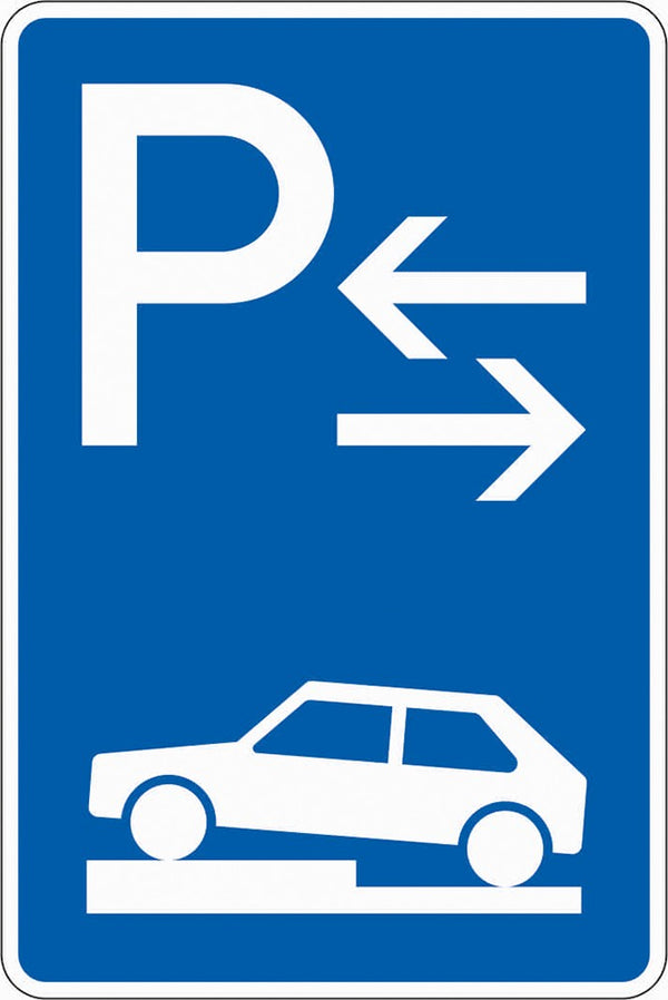 Verkehrszeichen "Parken auf Gehwegen Mitte" - VZ 315-73