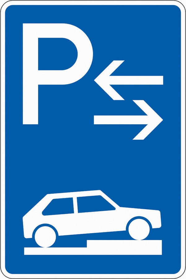 Verkehrszeichen "Parken auf Gehwegen Mitte" - VZ 315-78