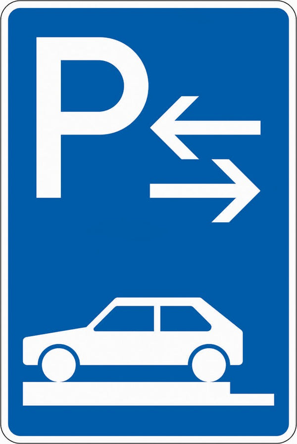 Verkehrszeichen "Parken auf Gehwegen Mitte" - VZ 315-83
