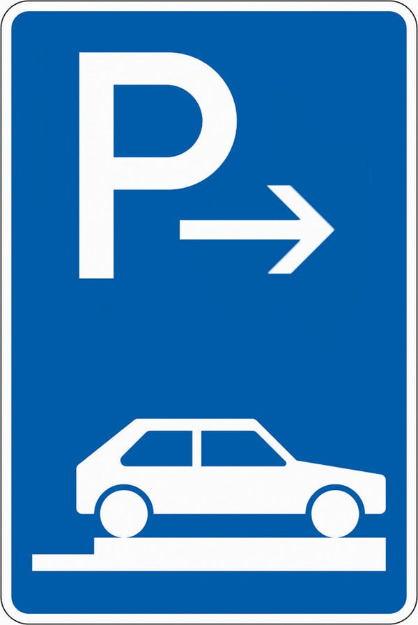 Verkehrszeichen "Parken auf Gehwegen Ende" - VZ 315-87
