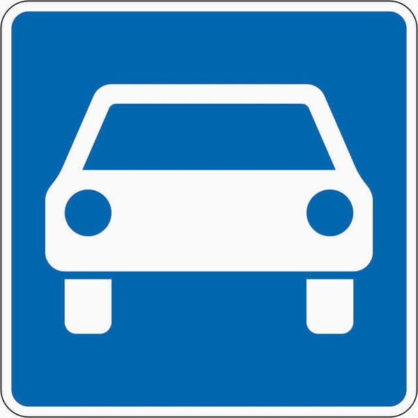 Verkehrszeichen "Kraftfahrstraße" - VZ 331.1