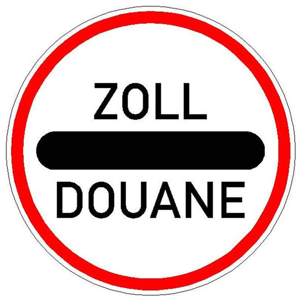 Verkehrszeichen "Zollstelle" - VZ 392