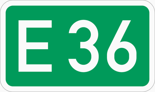 Verkehrszeichen "Europastraßen" - VZ 410
