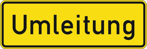 Verkehrszeichen "Umleitungsankündigung" - VZ 457.1