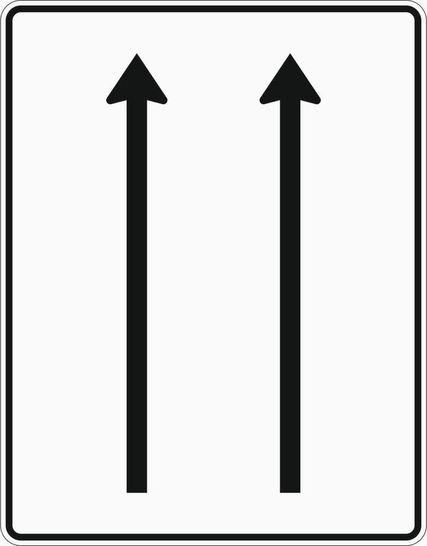 Verkehrszeichen 521-30 „Fahrstreifentafel“ - VZ 521-30